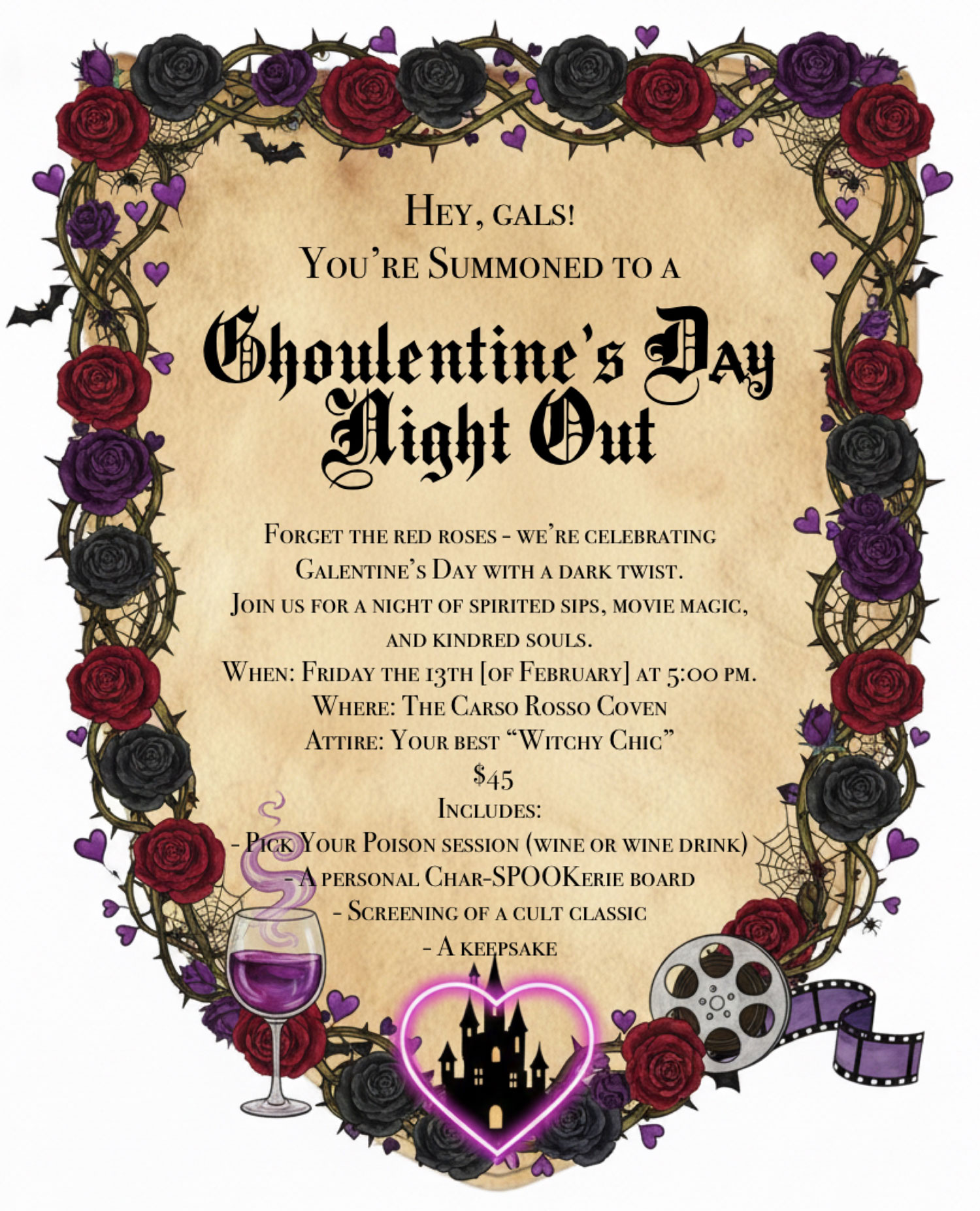 Carso Rosso's Galentine's Day